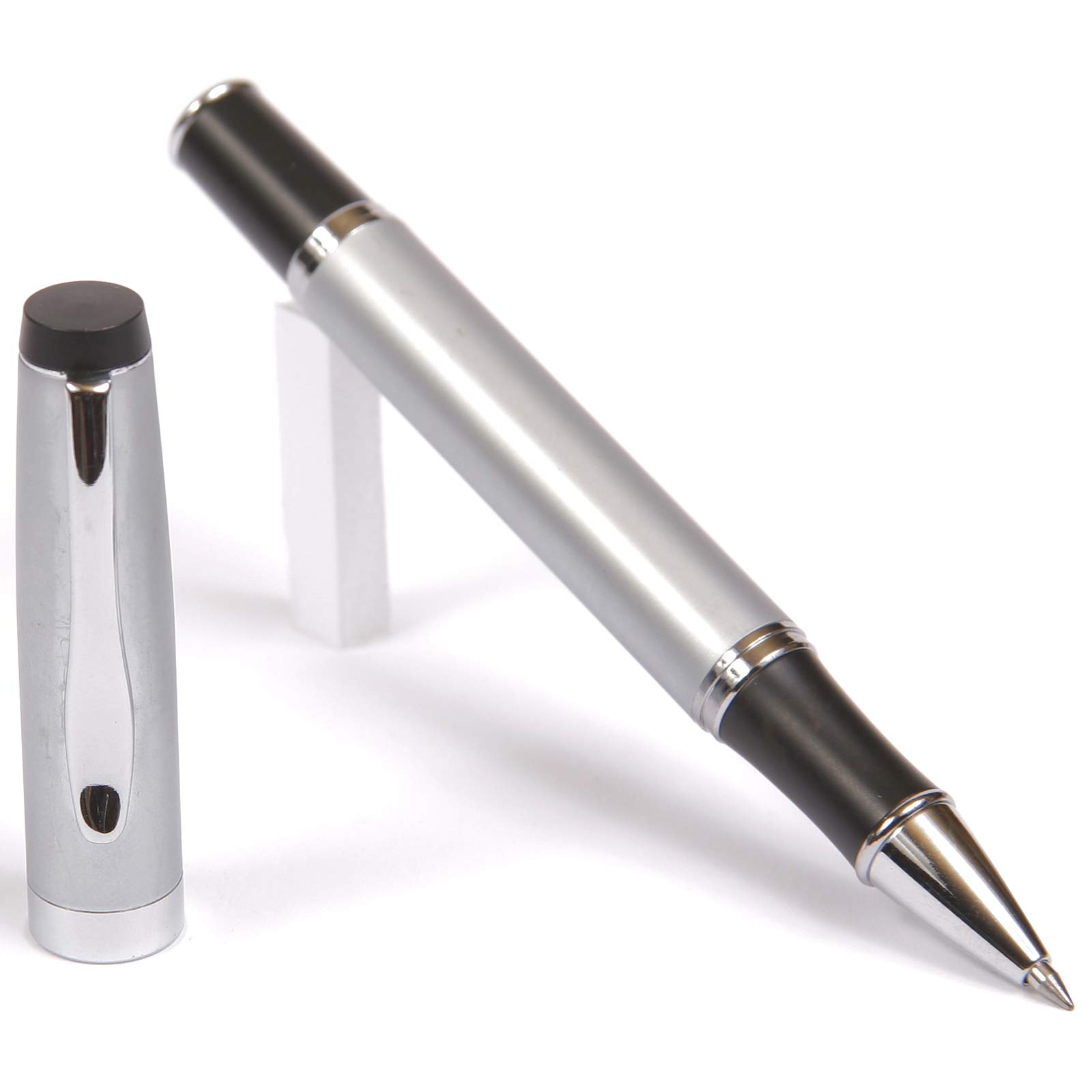   ローラーペン　シルバー製 Amazon | Lanier Pens グリッパーローラーボールペン - シルバー